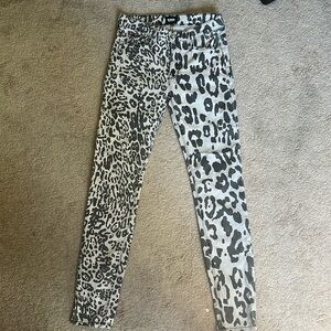 Animal Print Jeans